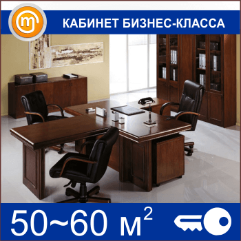 Кабинет бизнес-класса (50-60 кв.м)
