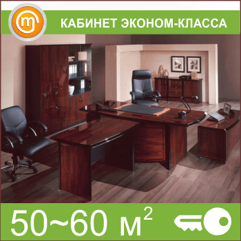 Кабинет эконом-класса (50-60 кв.м)