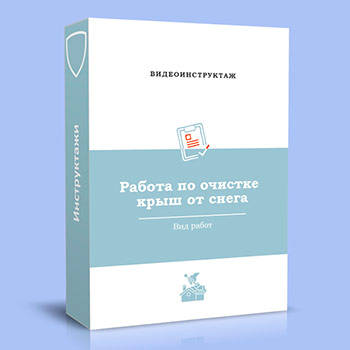 Видео инструктаж «Работа по очистке крыш от снега»